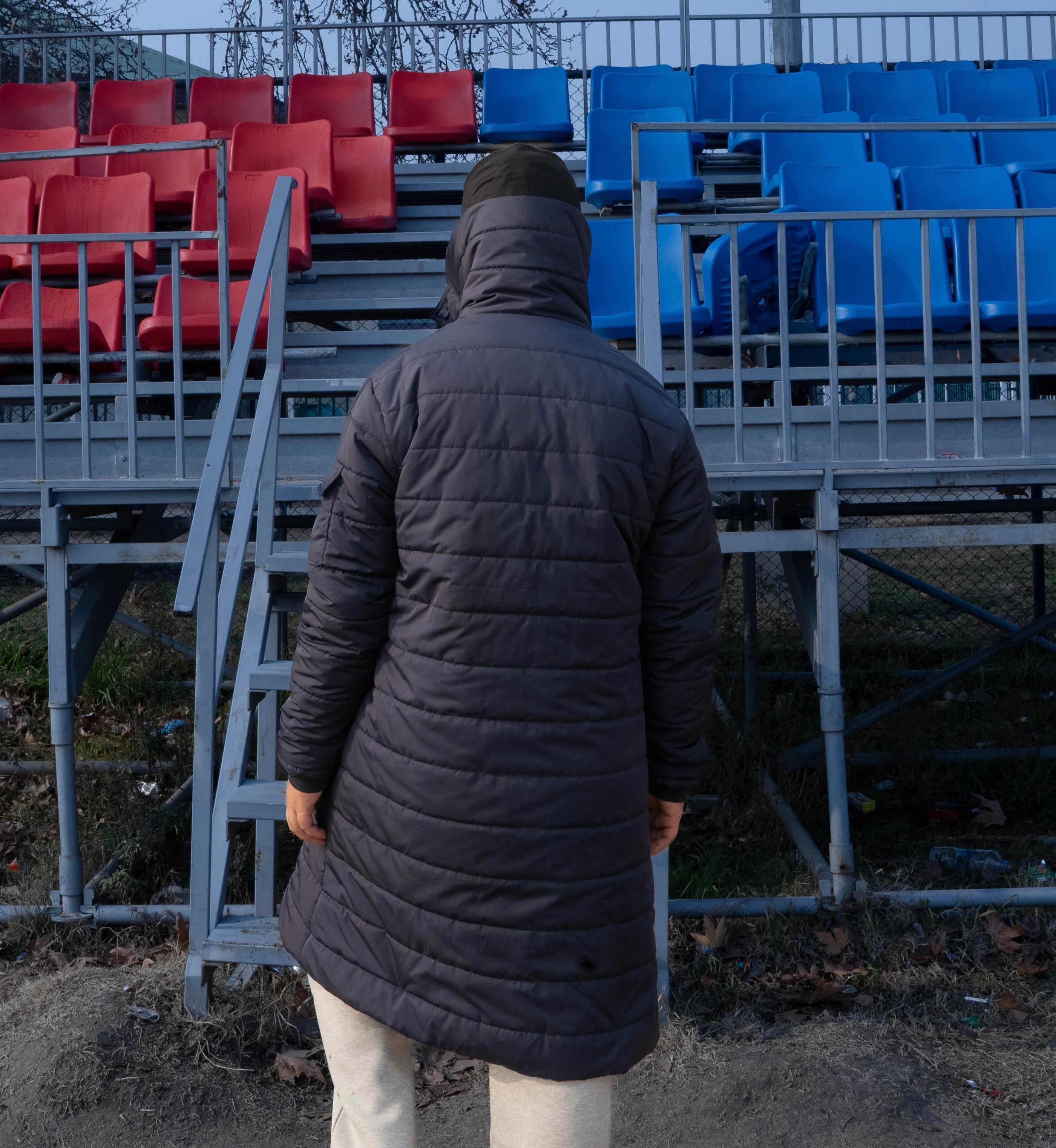 LONG-LINE WATER-REPELLENT PUFFER JACKET