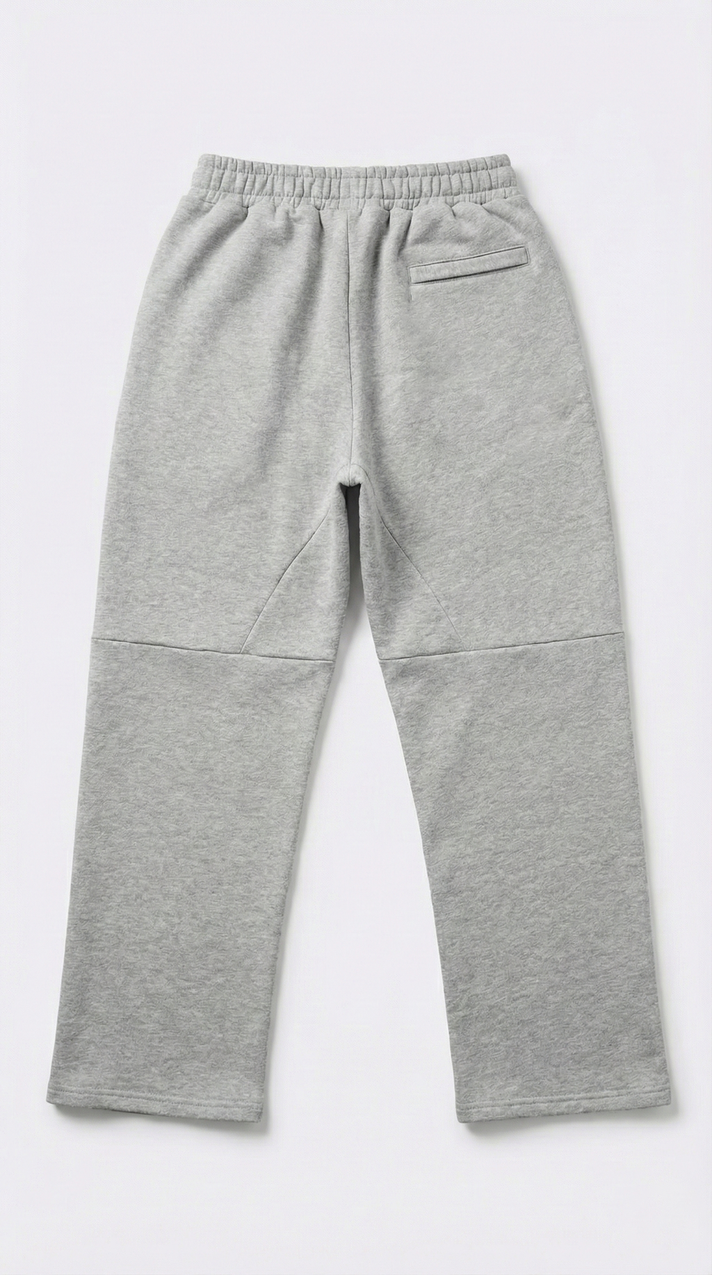 WIDE-LEG COTTON FLEECE TROUSERS