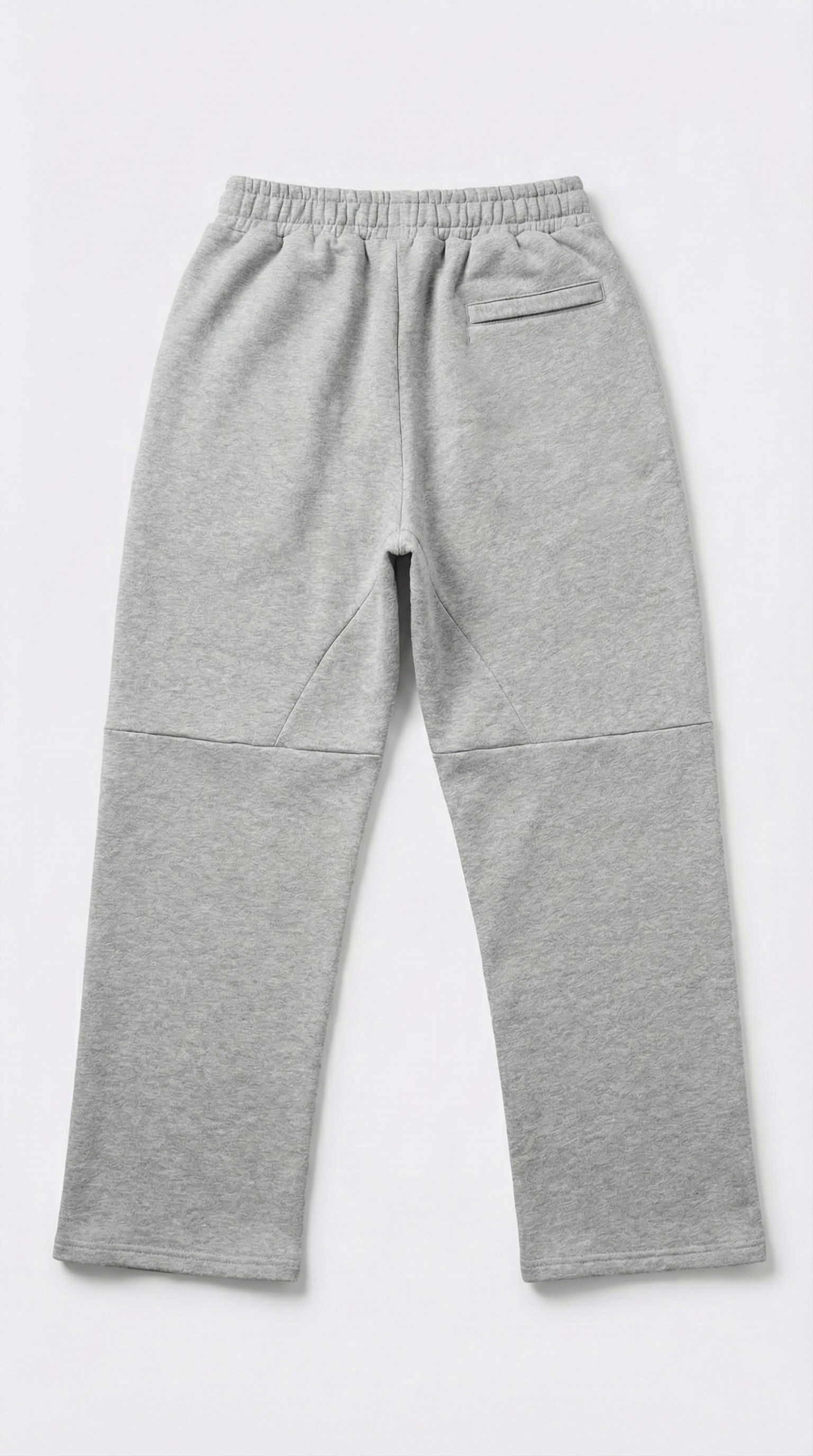 WIDE-LEG COTTON FLEECE TROUSERS